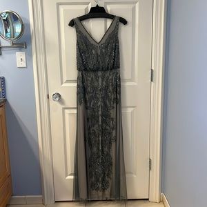 Adrianna Papell Beaded Evening Gown